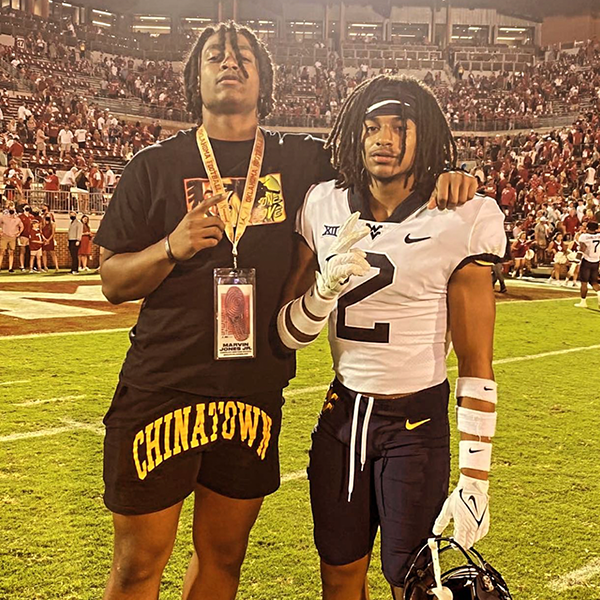 Marvin and Daryl at West Virginia Game