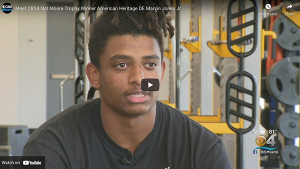 Meet CBS4 Nat Moore Trophy Winner American Heritage DE Marvin Jones Jr.